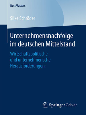 cover image of Unternehmensnachfolge im deutschen Mittelstand